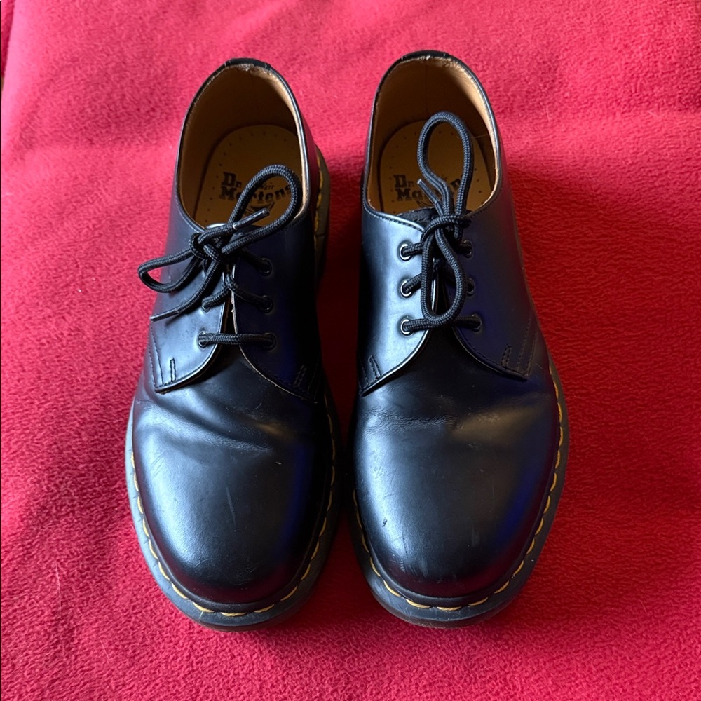 Dr. Martens Black Leather Oxfords